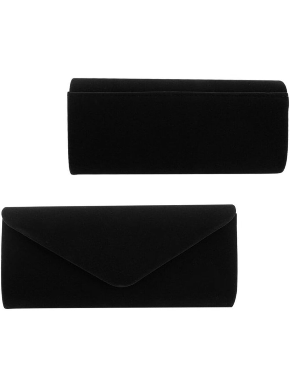Elegant Velvet Evening Clutch Purse with Detachable Chain Strap for Weddings - Picture 6 of 6